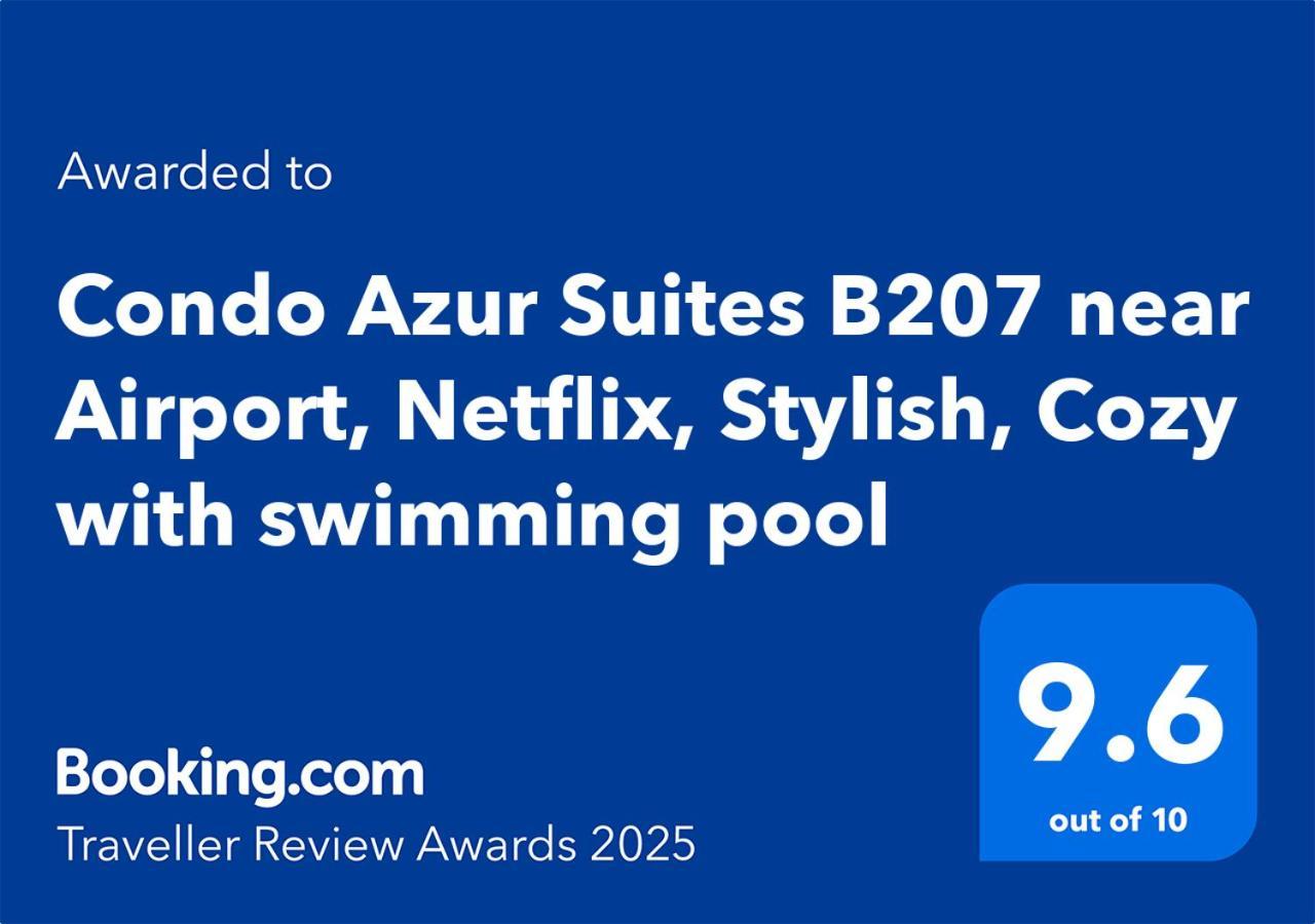 Condo Azur Suites B316 Near Airport, Netflix, Stylish, Cozy With Swimming Pool Lapu-Lapu City Buitenkant foto